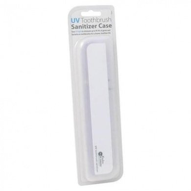 Ultraviolet Toothbrush Disinfectant Scanner- White