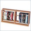 IMAGE OF Venture Horizon Convenient Stackable Media Crates in Oak Finish