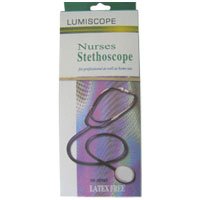 Single Head Nurse Stethoscope, Blue Color, by Lumiscope, Size: 22 inches - 1 ea