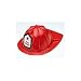 Firefighter Chief Hat Plastic Child (Set of 12)