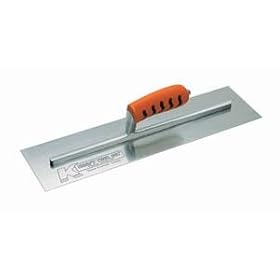 Click here to buy Kraft CF222PF 16 x 4 Concrete Finishing Trowel with ProForm Handle by Kraft.