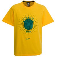 Brazil Federation T-Shirt - Varsity Maize/Pine Green - L