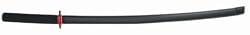 40" Foam Rubber Practice Bokken (Black) - Valor 220, Martial Arts Practice Swords