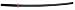 Sporting Goods : 40" Foam Rubber Practice Bokken (Black) - Valor 220, Martial Arts Practice Swords