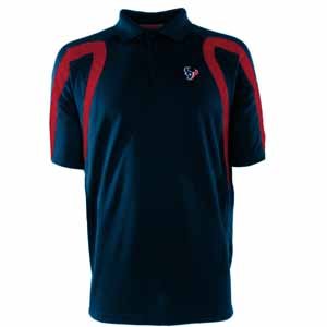 NFL Men's Houston Texans Point Desert Dry Polo Shirt (Navy/Red, Small) On Sale