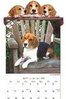 Beagle 2009 Calendar Holder Gift Set