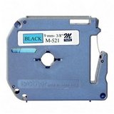 BROTHER INTERNATIONAL CORP / M series tape cartridge for p-touch labelers, black on blue, 3/8 width / BRTM521 / Sold as 1 Each / Mfr Part # M521 \*/ M series tape cartridge for p-touch labelers, black