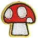 Nintendo Wii Mario Video Game - 1 Red Get Big Mushroom Patch