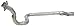 Walker 54488 Exhaust Pipe 2.625