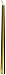 Zest Candle 12-Piece Taper Candles, 12-Inch, Metallic Bronze Gold