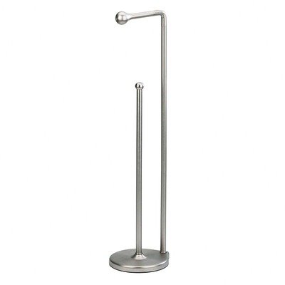 Umbra Teardrop Die-Cast Metal Toilet Paper Stand with Reserve Umbra Teardrop Die-Cast Metal Toilet Paper Stand with Reserve