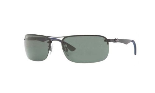 Ray-Ban Sunglasses Rb8310 002 71 Shiny Black Green product image
