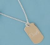Personalized Guys Necklace, Available in two sizes