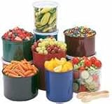 Cranberry Crock with Lid, 1.2 Quart (11-0540)