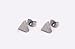 Triangle Studs in Stainless Steel title=