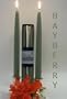 Bayberry Candles Tapers 10" pair Scented