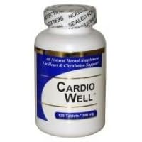 Cardio Well (120 Tablets) - Concentrated Herbal Blend - Dietary Supplement by Get Well Natural