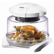 Infrared Halogen Oven with Extender Ring (White) (11.5