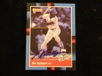 Jackson, Bo (Kansas City Royals) Autographed/Hand Signed 1988 Donruss Baseball Card