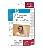 Hp Professional Photo Pack 5758 Print Cartridge Paper Kit Colour cyan Magenta Yellow Colour light Cyan Light Magenta Black Blister With Rf Alarm