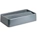 Genuine Joe Space-Saving Slim Container Swing Lid, Gray, 1 Count