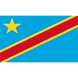 Congo Democratic Republic Flag - 3x5foot poly