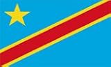 Congo Democratic Republic Flag - 3x5foot poly