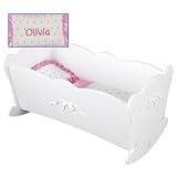Personalized Tiffany Bow Doll Cradle