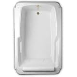 Hydro Systems Atlandia Whirlpool Tub 74 x 48 x 21 ATL7448AWP-BK