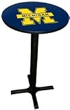 Michigan Wolverines Black Base Game Room Table