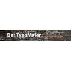 Der TypoMeter: 4 Meter Schriftgeschichte auf einem Zollstock