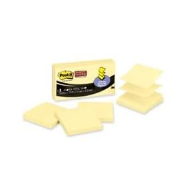 Post-it Notes, Super Sticky Pop-up, 2 Inches x 2 Inches, Canary Yellow, 45 Sheets per Pad, Eight Pads per Pack (R22-8SS)