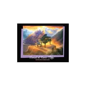 Sunset at Piano Cliffs General Merchandise Poster by 