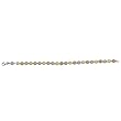 Tricolor Sterling Silver Bracelet