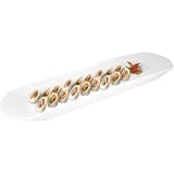 Porcelain Whiteware Crockery Set - Gondola Platter White - 500Wx97mmD (Box 1)