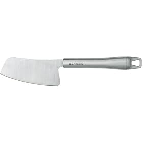 Click here to buy Paderno World Cuisine Cheese Knife, Stainless Steel Blade and Handle, 9 1 2 length by Paderno/World Cuisine.