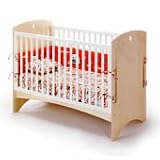 Offi Bebe 2 Crib with Natural Ply