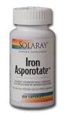 Iron Asporotate ( 100 Caps 18 mg ) Solaray