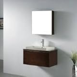 Madeli B991-30-002-WA Venasca-30 Venasca-30 Wall Hung Bottom Vanity Base in Waln