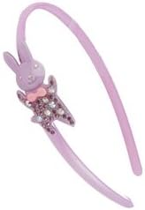 Missy Tiera Diamond Headband - Girls Fashion Headband (Mr. Bunny)