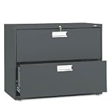 New-HON 682LS – 600 Series Two-Drawer Lateral File, 36w x19-1/4d, Charcoal – HON682LS