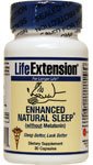 Life Extension Enhanced Natural Sleep without Melatonin Capsules, 30 Count