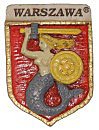 Handcrafted Marble Magnet - Warsaw Coat of Arms
