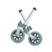 Drive 5 Inches Swivel Wheel With Lock &amp; Rear Glides - 1 Pair / Box