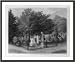 Historic Print XL General Lees last visit to Stonewall Jacksons grave