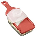 Kuhn Rikon Quick Slice Mandoline with Container, Red