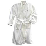 Review   / Chenille Bath Robe with Bichon