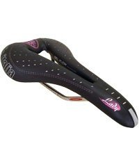 Selle Italia SLR Gel Flow Women's Bicycle Saddle (Vanox Rails, Black)