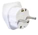 Produkt-Bild: UNITED KINGDOM 3-Pin an die europ&auml;ischen (Schuko) 2-Pin Earthered Reise-Adapter