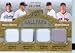 2009 Upper Deck Ball Park Authentic Jake Peavy, Andy Pettitte, Joe Nathan & Jonathan Paplebon Quad Game-Worn Jersey Card